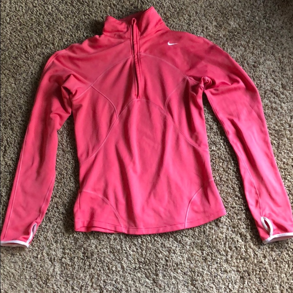 Pink half zip